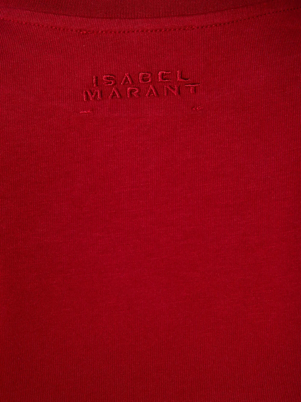 ISABEL MARANT Mylda gesmockte mini-jurk met pofmouwen Rood