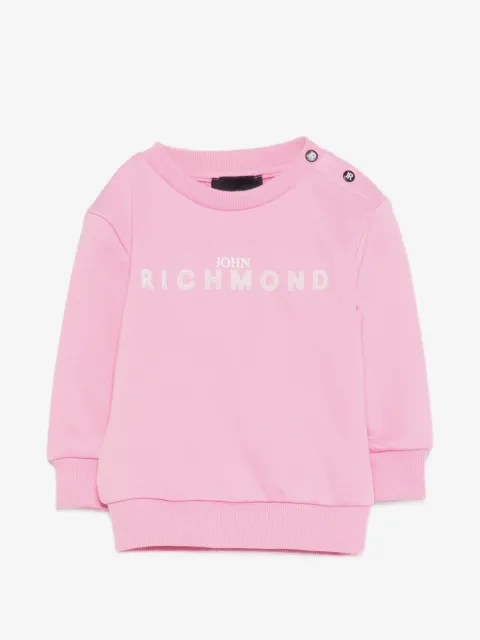 John Richmond Junior button logo baby girl sweater 