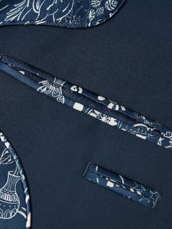 Shanghai Tang five-button Jacket | Blue | FARFETCH