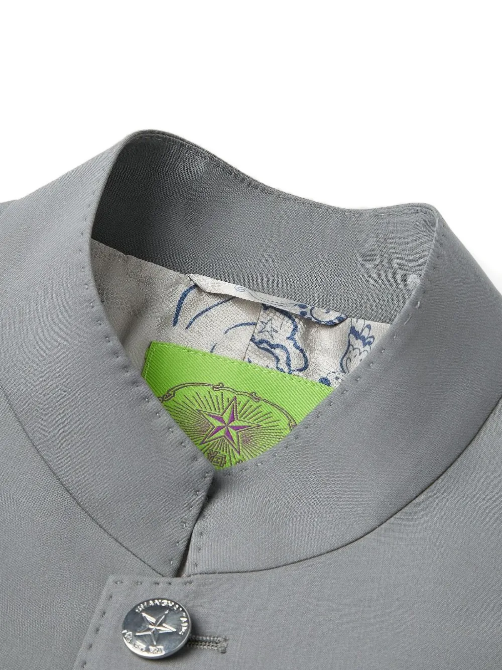  Shanghai Tang Five-button Tang Jacket - Grey 