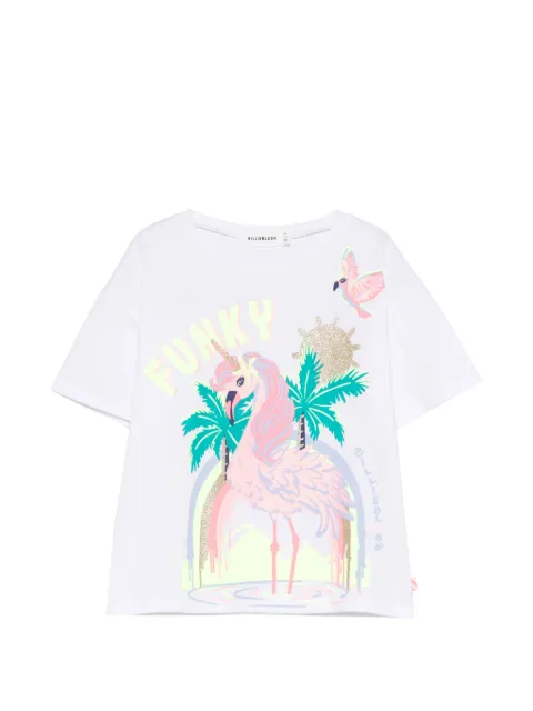 Billieblush flamingo graphic T-shirt