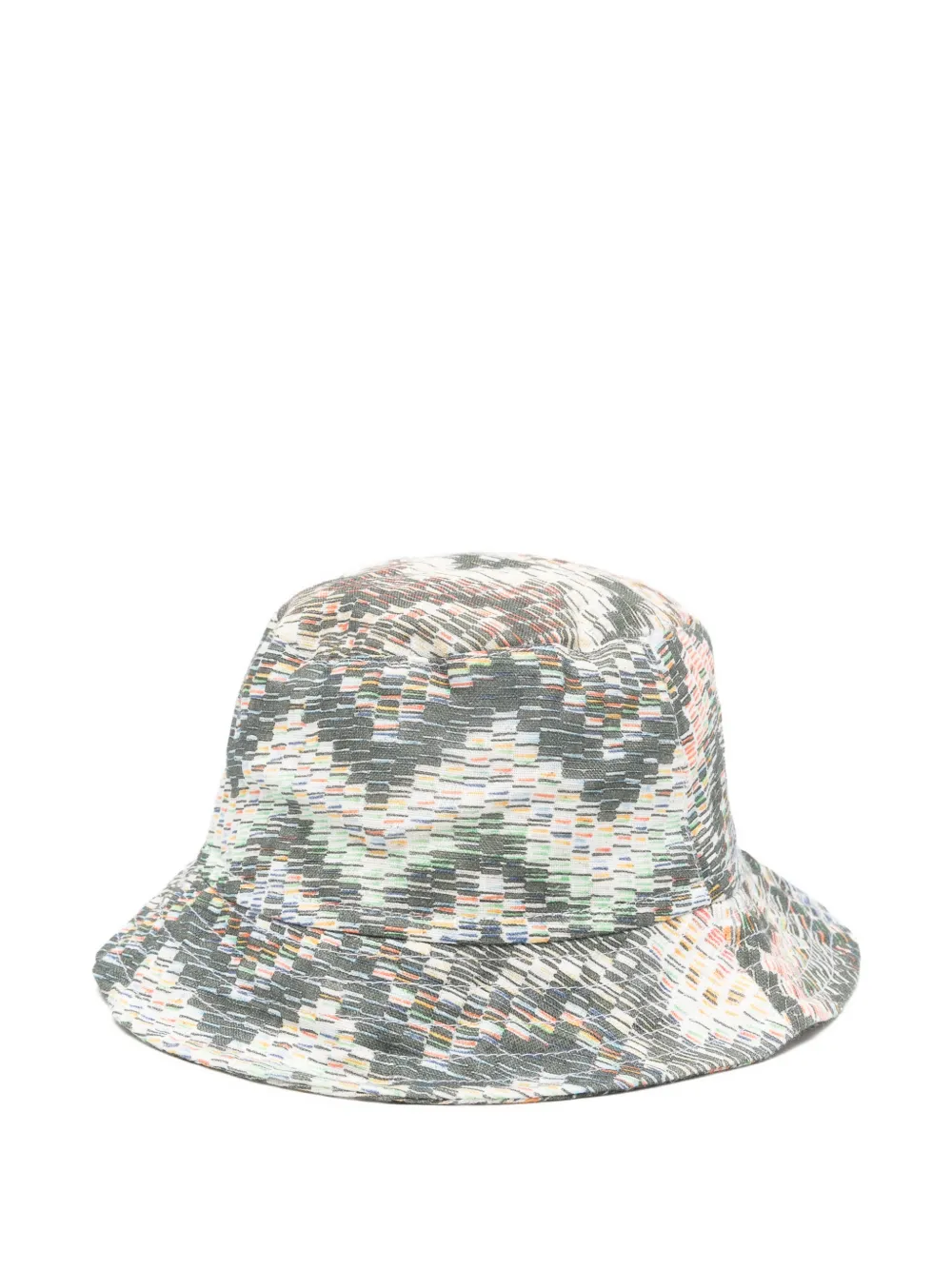 Missoni Kids patterned bucket hat - Grigio