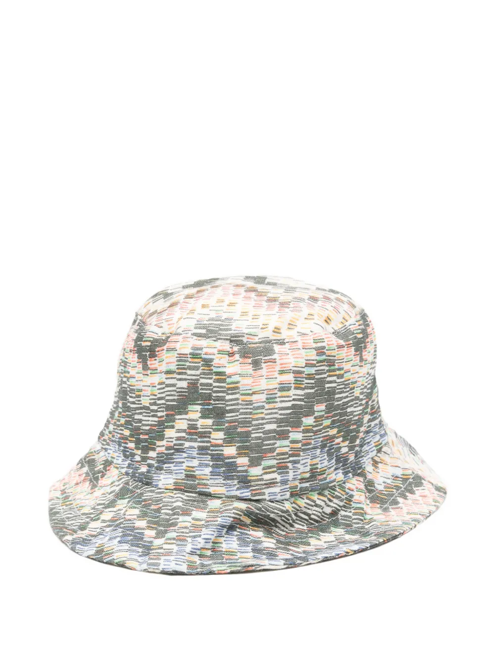 Missoni Kids patterned bucket hat - Grijs