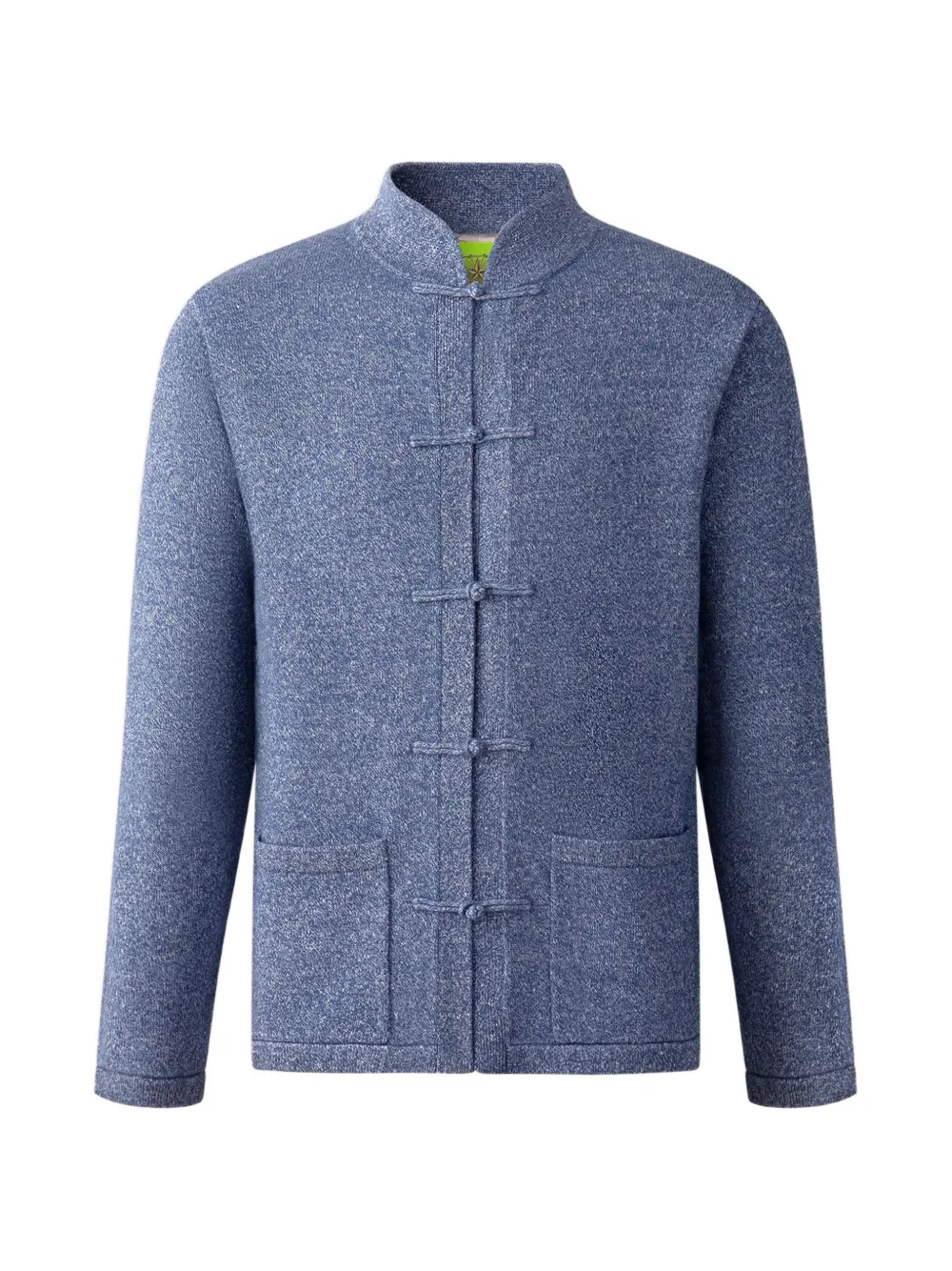 Shanghai Tang Cardigan con nodo - Blu