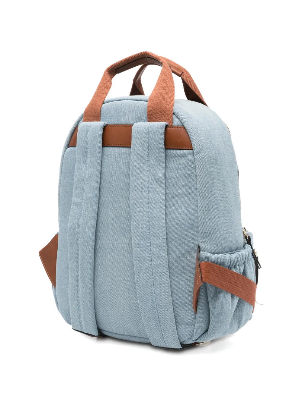 Chlo&eacute; Kids logo-embroidered backpack - Blauw