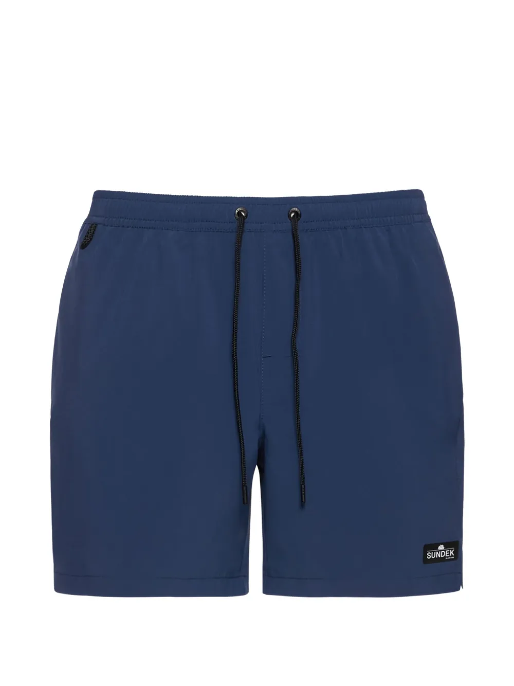 Sundek striped-detail elasticated swim shorts - Blu