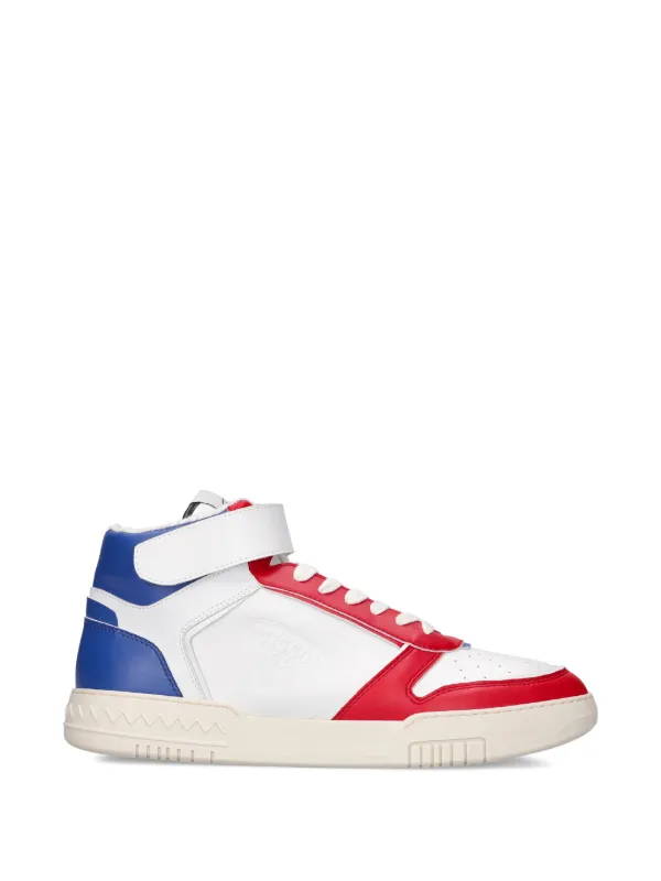 Missoni Lace-up High-top Sneakers in White