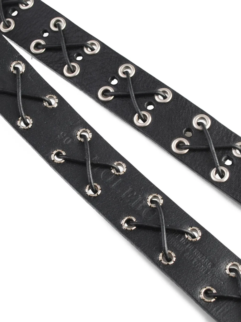 Eyelet Leather Belt
