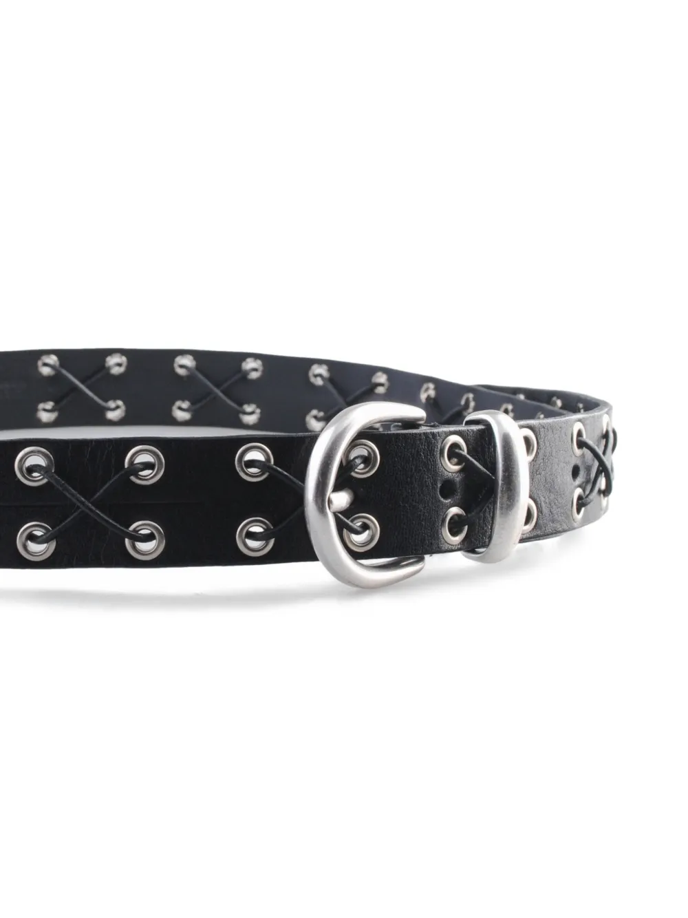 Eyelet Leather Belt