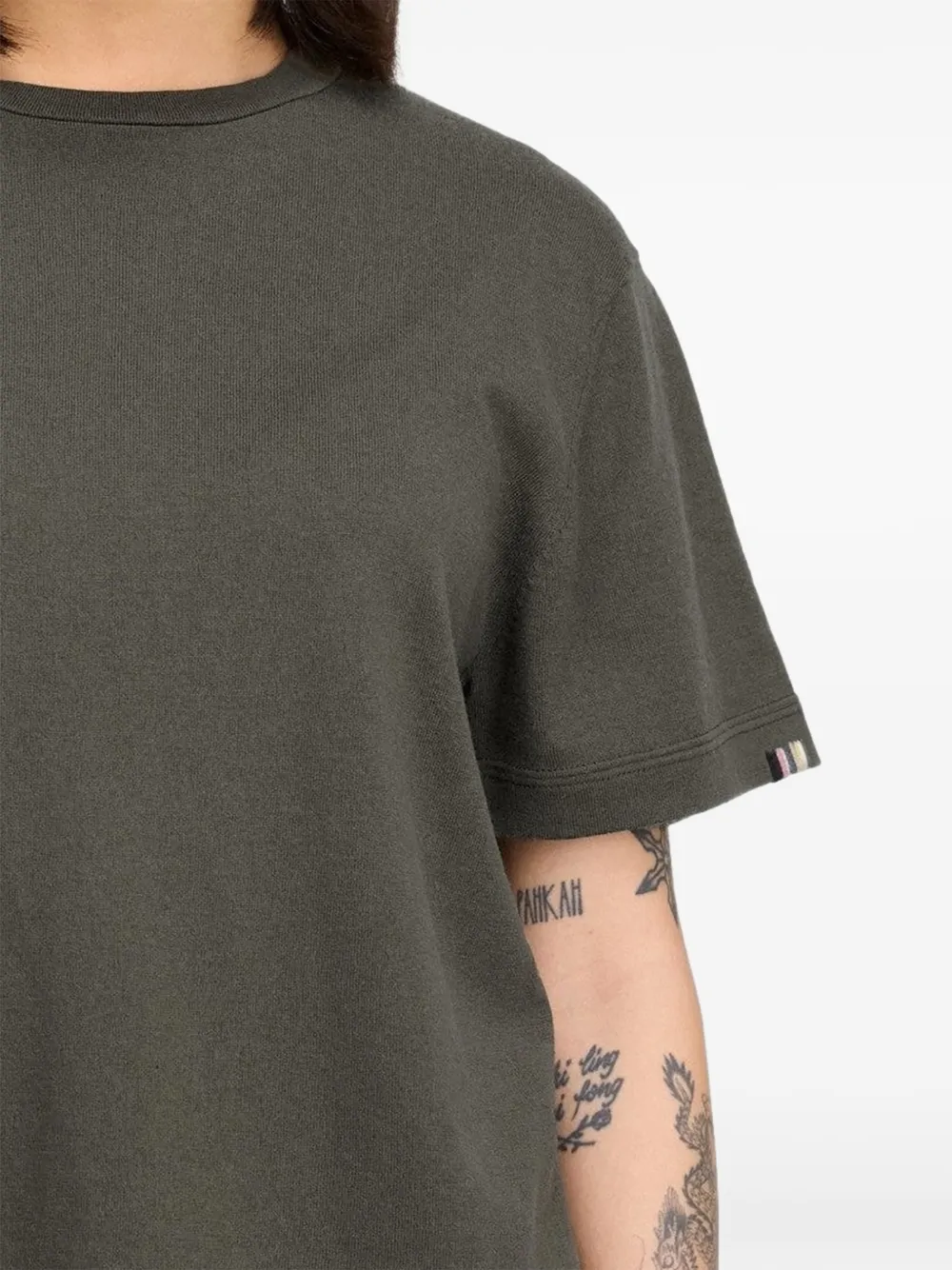 extreme cashmere n°268 Cuba T-shirt met korte mouwen Groen
