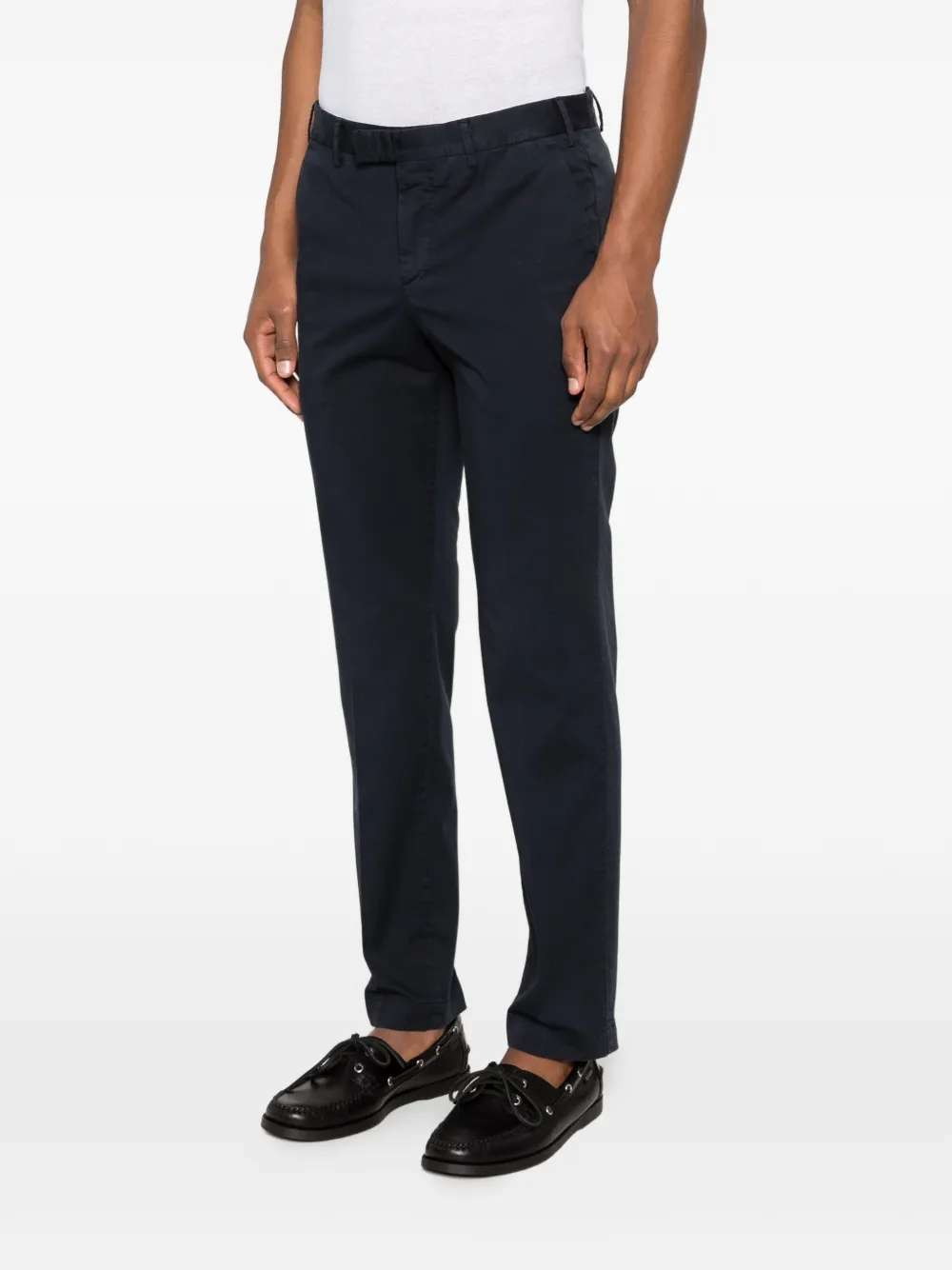  Pt Torino Belt-loop Trousers - Blue 