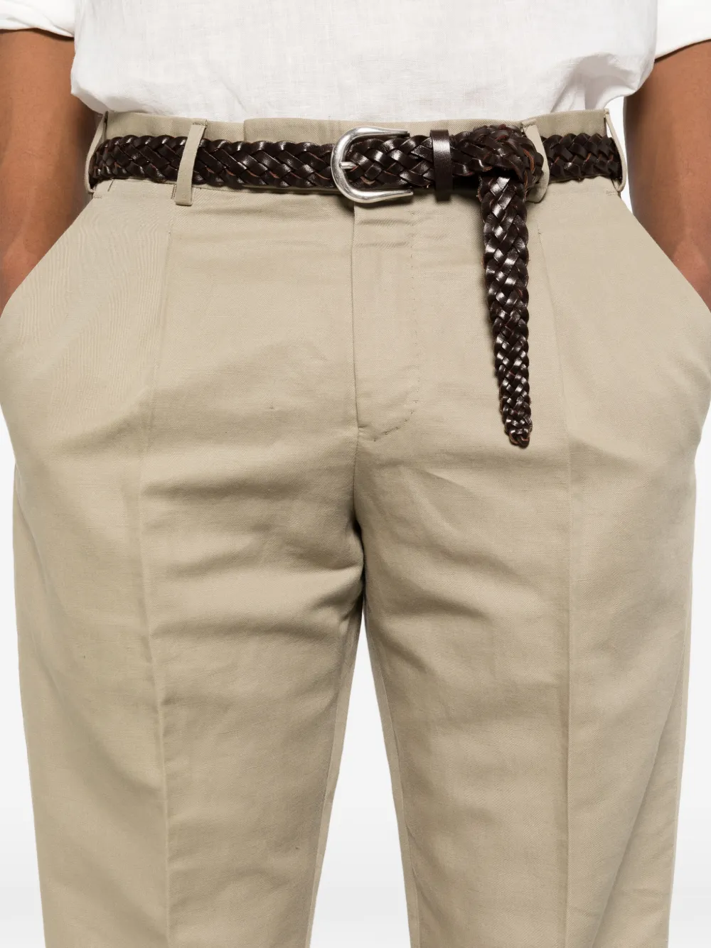 PT Torino Plooibroek Beige