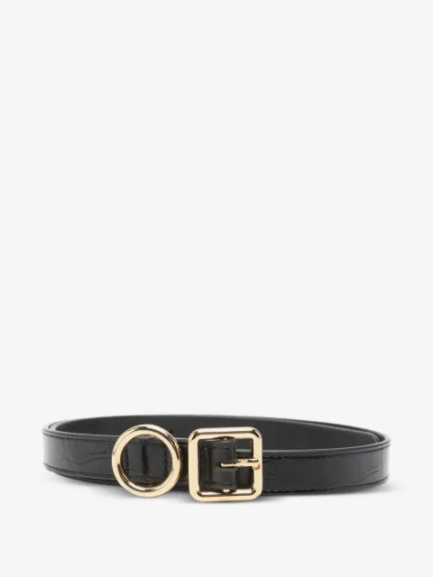 Jacquemus round-buckle leather belt