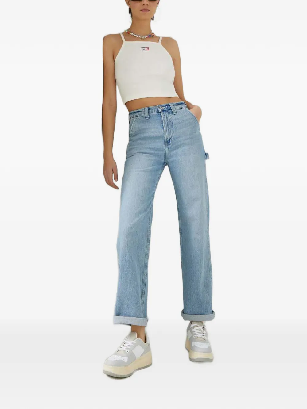 Abercrombie & Fitch straight jeans - Blauw