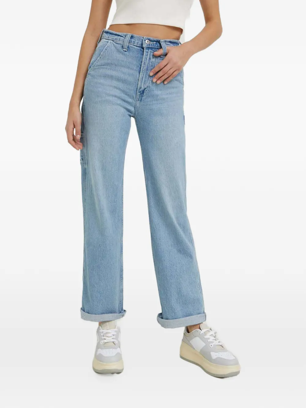 Abercrombie & Fitch straight jeans - Blu