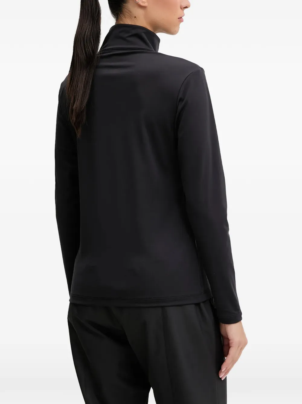  Descente Zip-up Ski Top - Black 