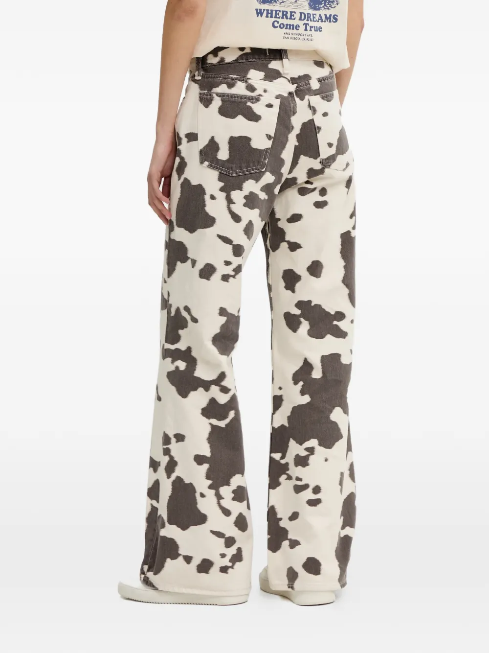  Abercrombie & Fitch Animal-print Jeans - Neutrals 