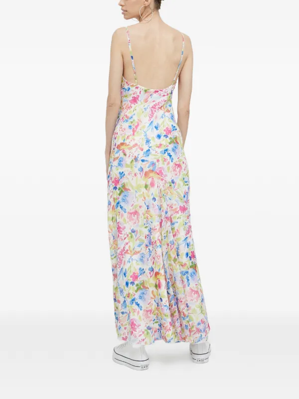 abercrombie maxi dress Long Beaded Silver Formal Dress with Short Sleeves Silver/Nude / 12 main image 0