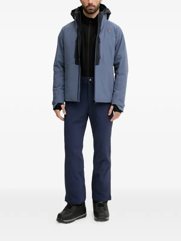 DESCENTE Suspenders zip-pockets Ski Trousers | Blue | FARFETCH