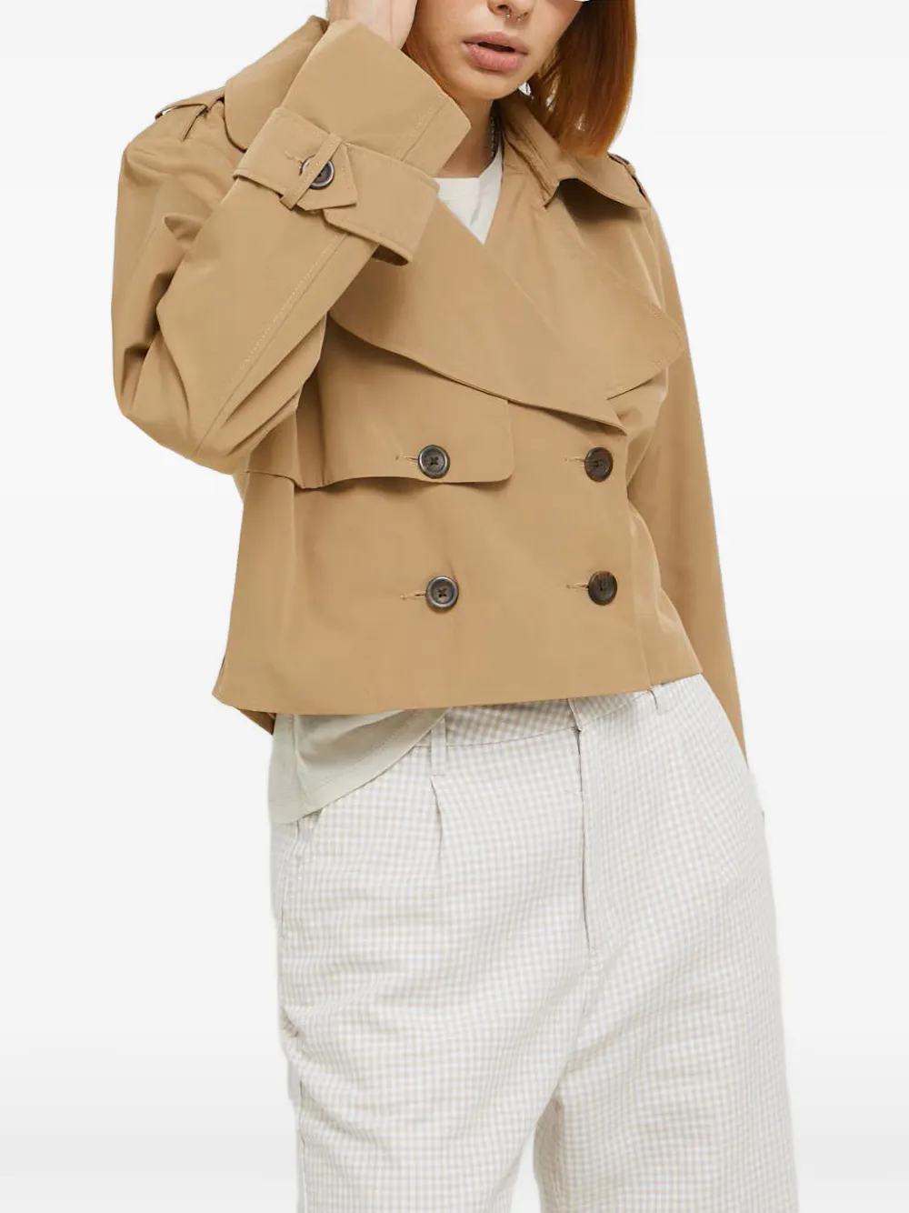 Abercrombie & Fitch notched-lapels jacket - Gold