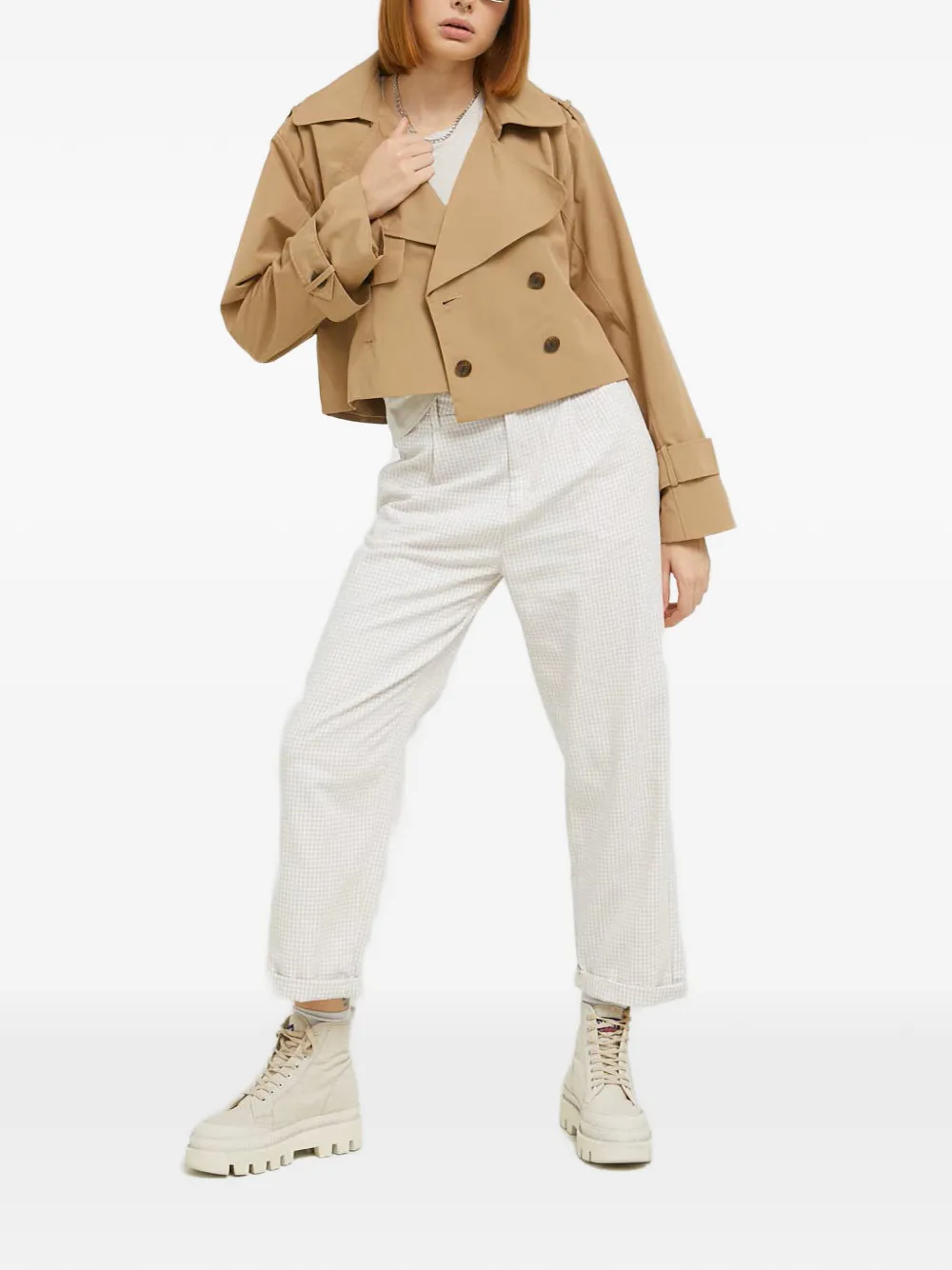  Abercrombie & Fitch Notched-lapels Jacket - Gold 