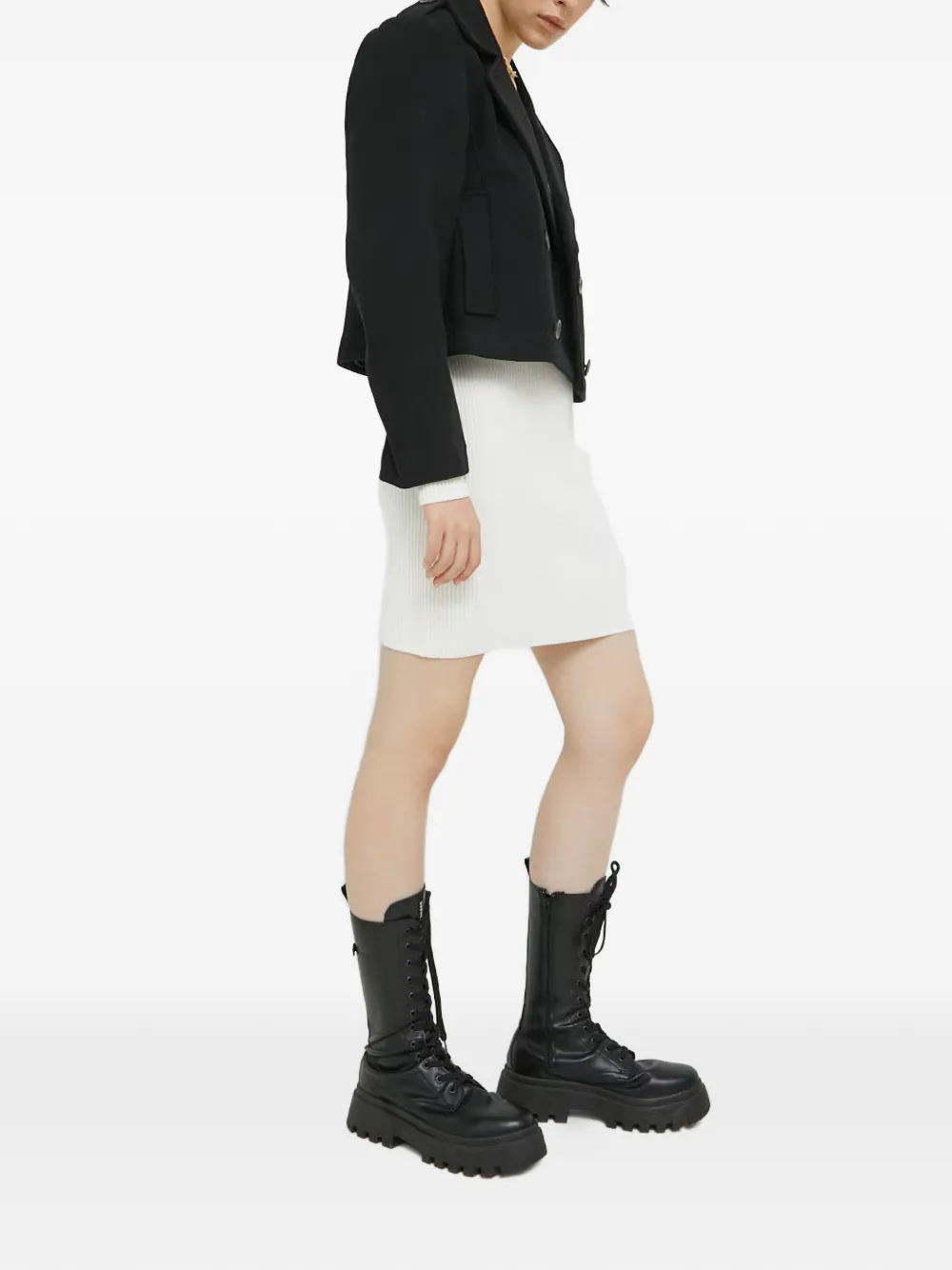  Abercrombie & Fitch Short Peacoat - Black 