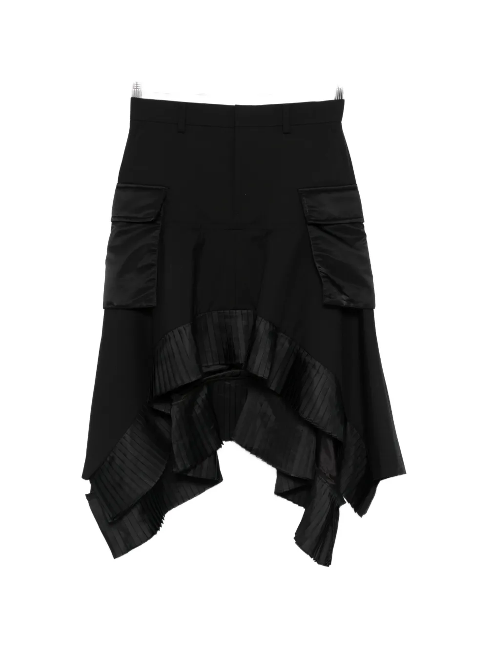 sacai zip-up bomber jacket - Nero