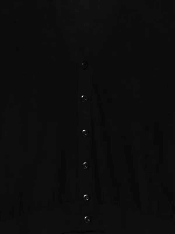 LEMAIRE ツイスト カーディガン | ブラック | FARFETCH JP
