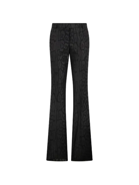 Roberto Cavalli pantalon imprimé à coupe évasée