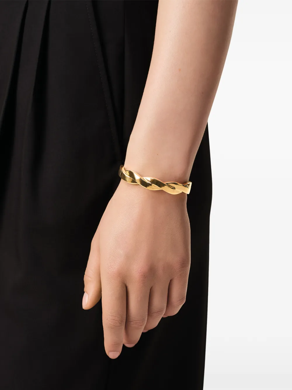  Ami Paris Tresse Open Bracelet - Gold 