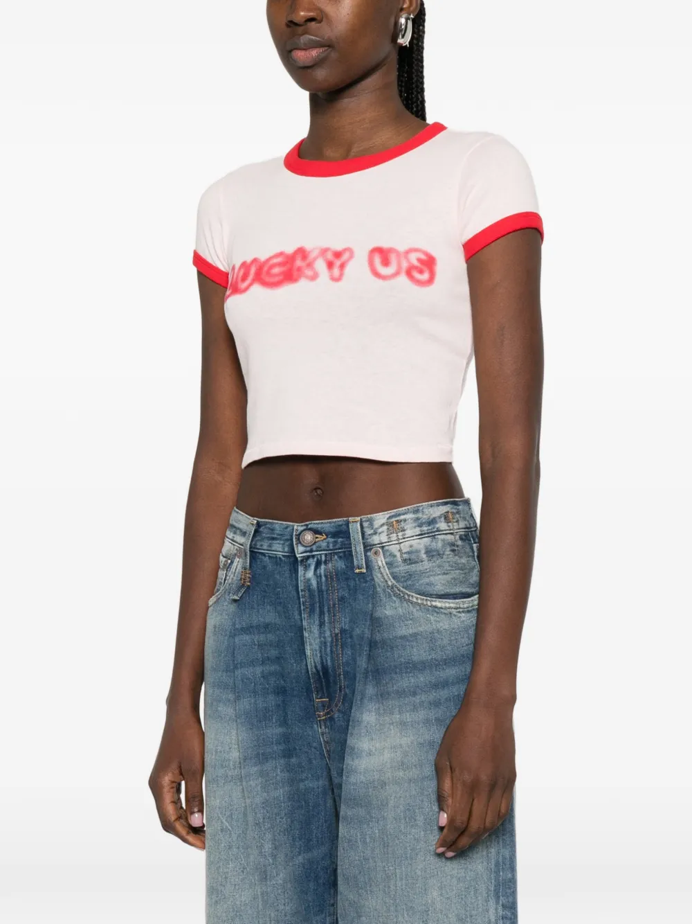 Kenzo T-shirt met print Roze