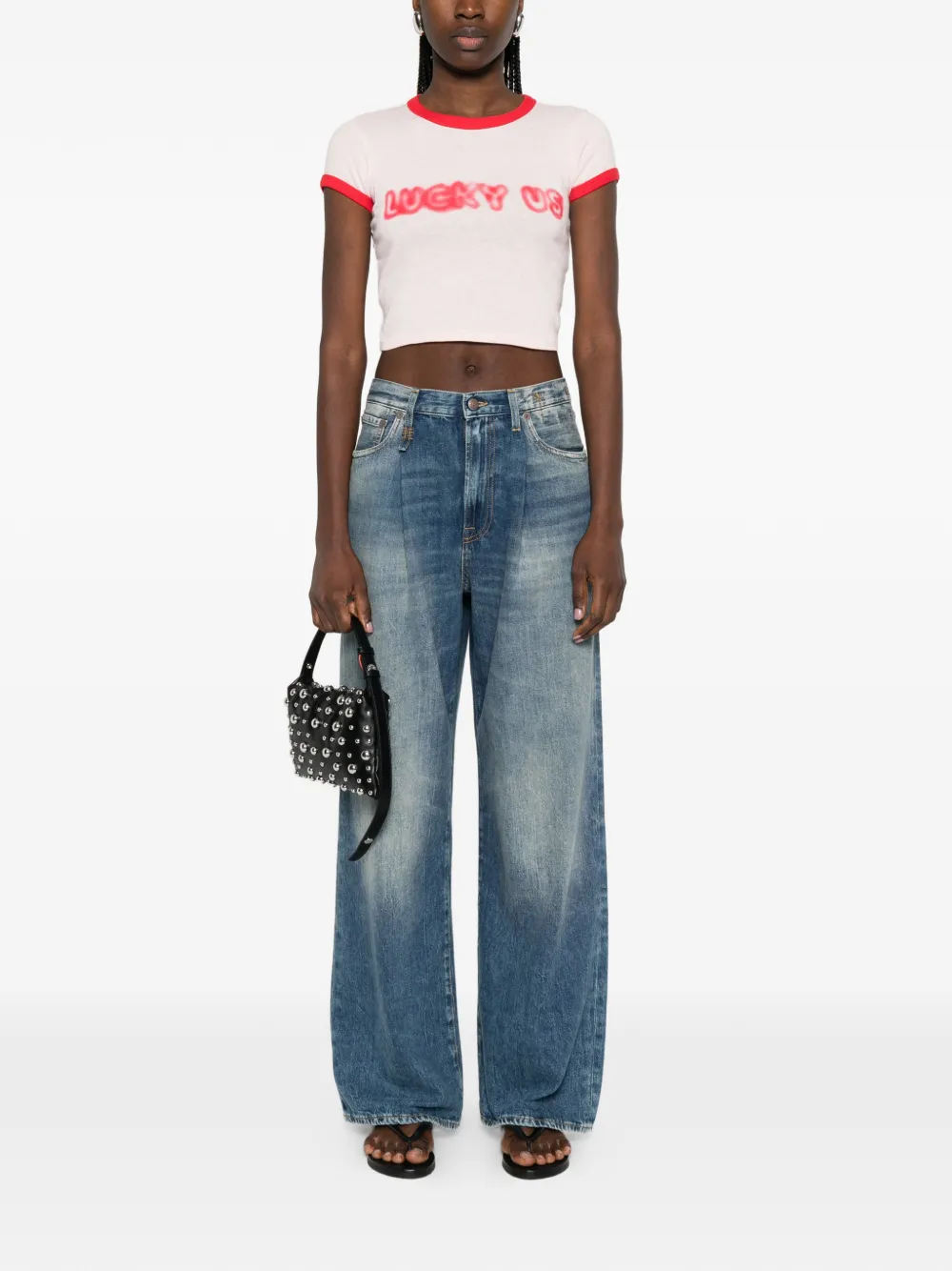 Kenzo T-shirt met print Roze