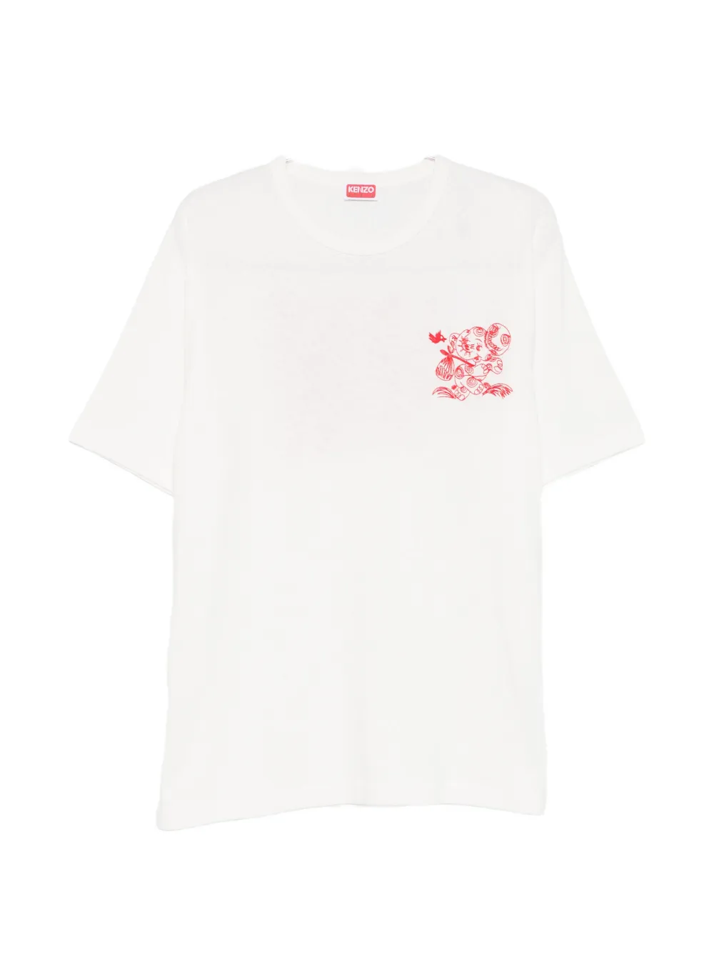 Kenzo print T-shirt - Bianco