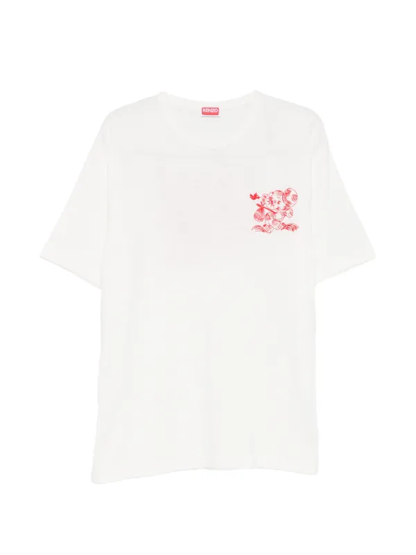 Kenzo プリント Tシャツ | ホワイト | FARFETCH JP