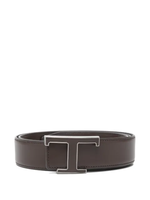 Tod's logo plaque belt