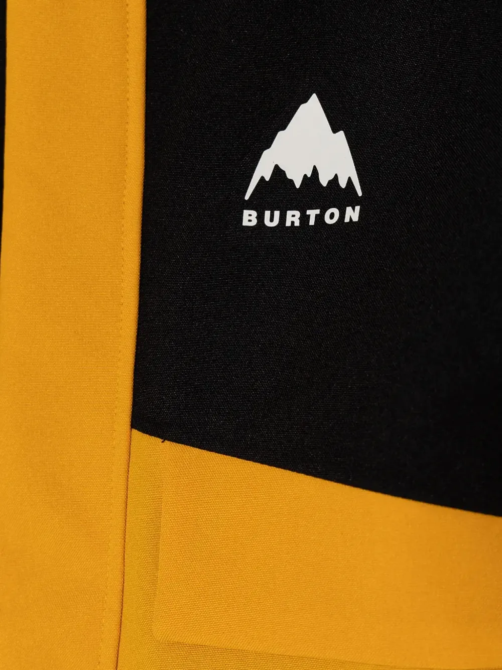  Burton Hooded Colour-block Ski Suit - Yellow 