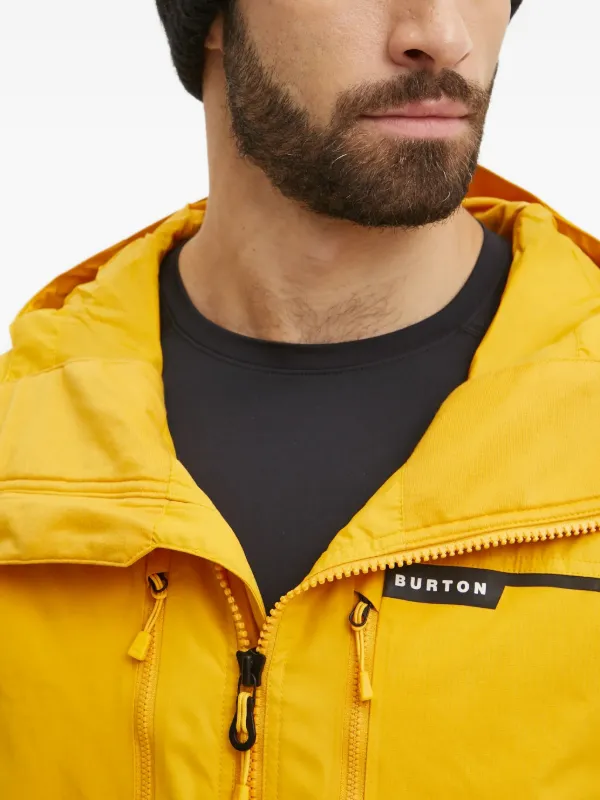 Burton Frostner Hooded zip-fastening Ski Jacket | Yellow | FARFETCH ID