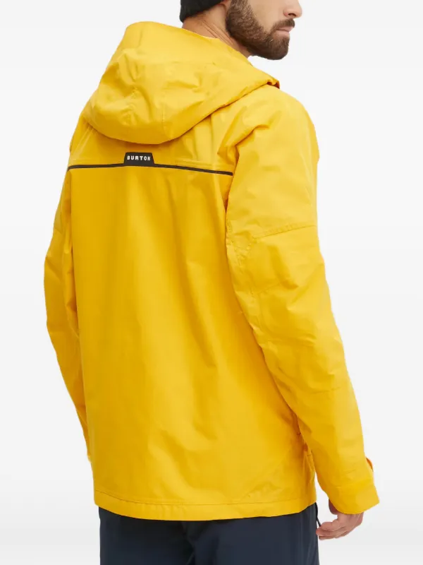 Burton Frostner Hooded zip-fastening Ski Jacket | Yellow | FARFETCH ID