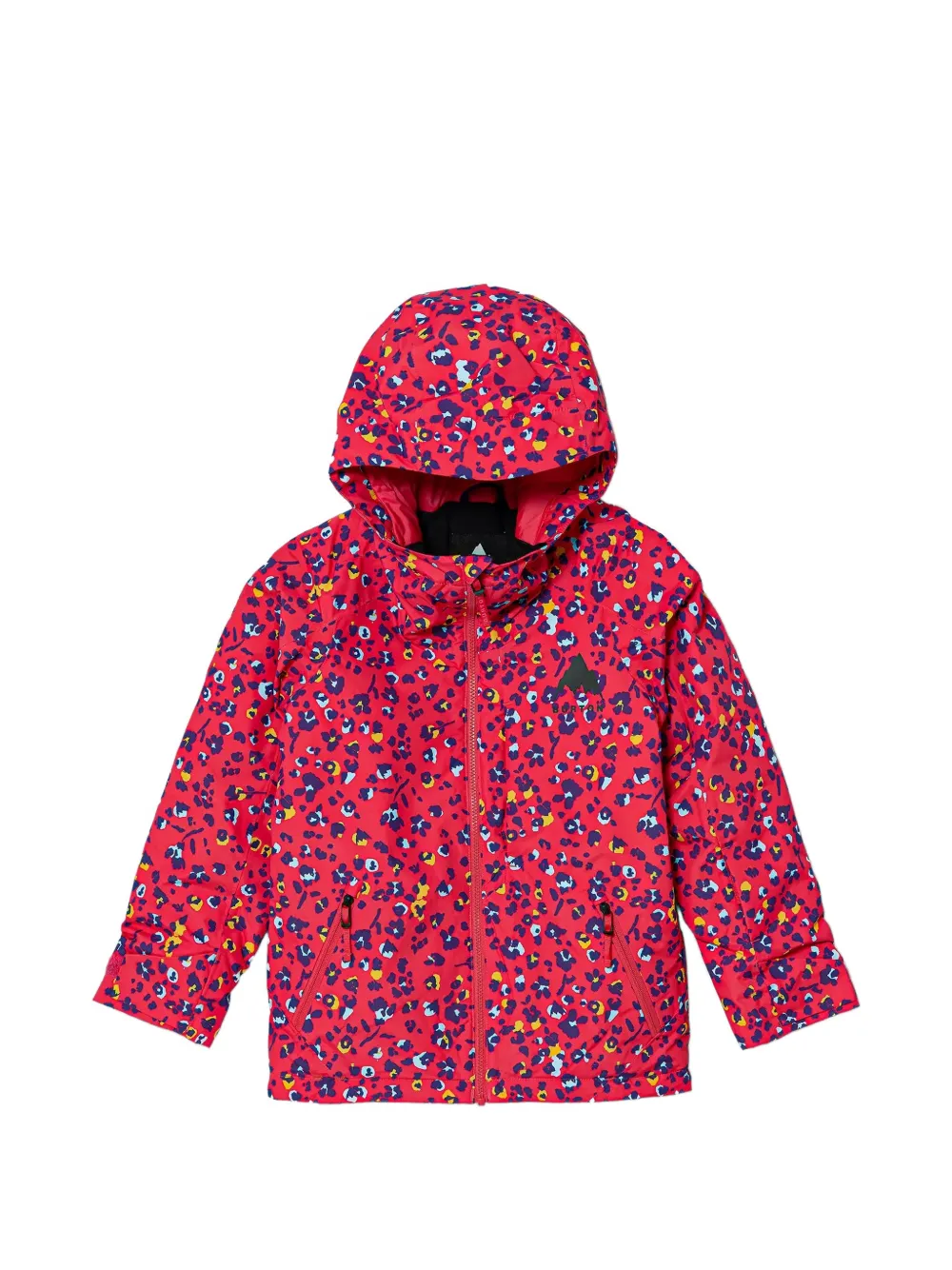 Burton hooded floral-print jacket - Rosso