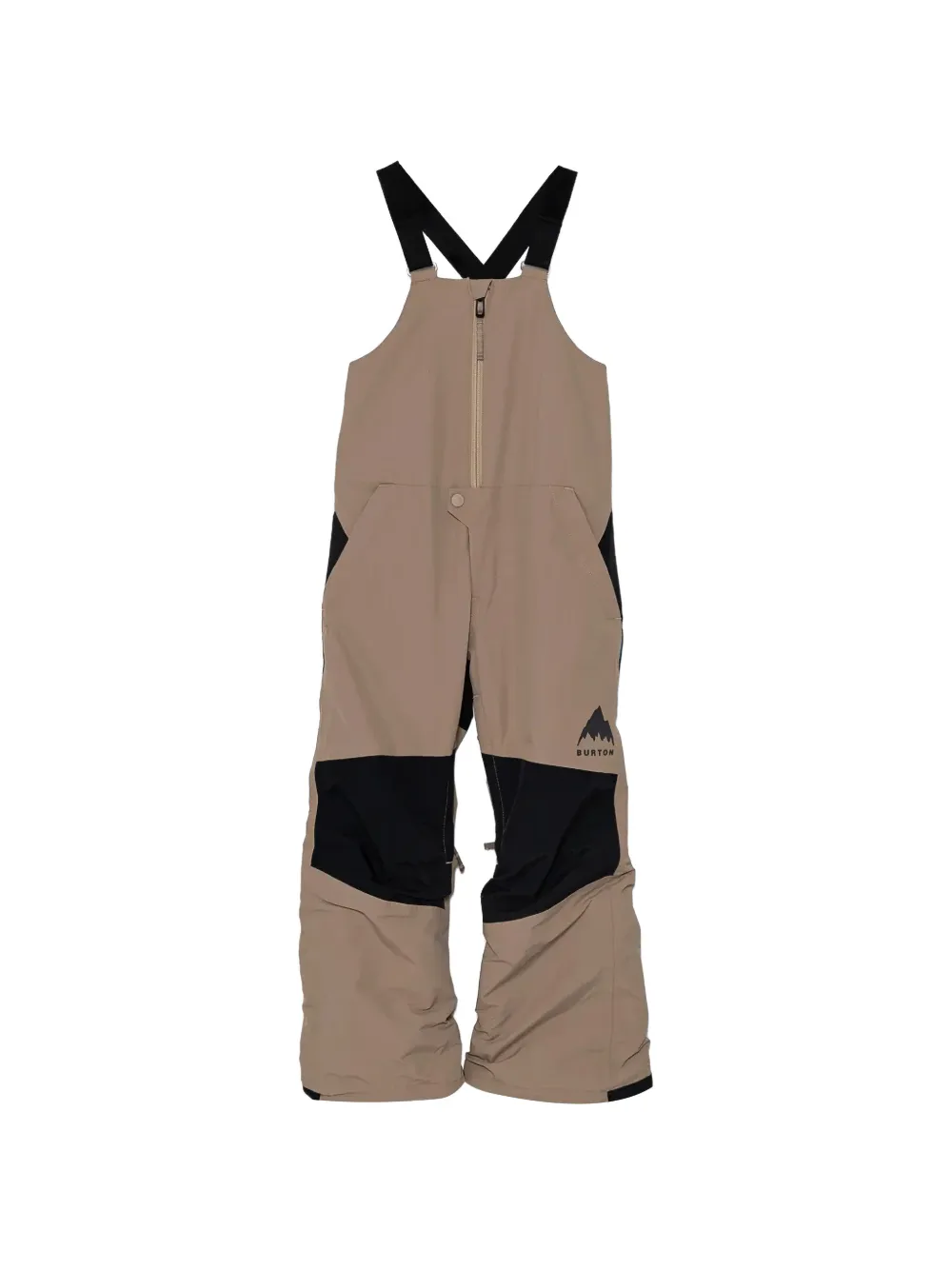 Burton black colour-block trousers - Marrone