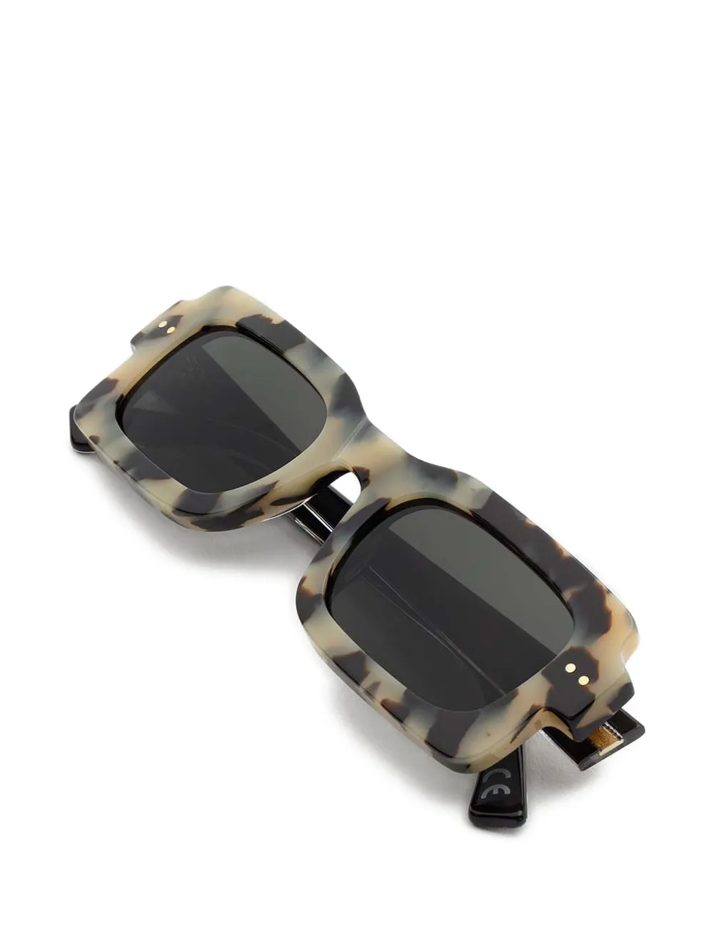  Marni Eyewear Rectangular Sunglasses - Neutrals 