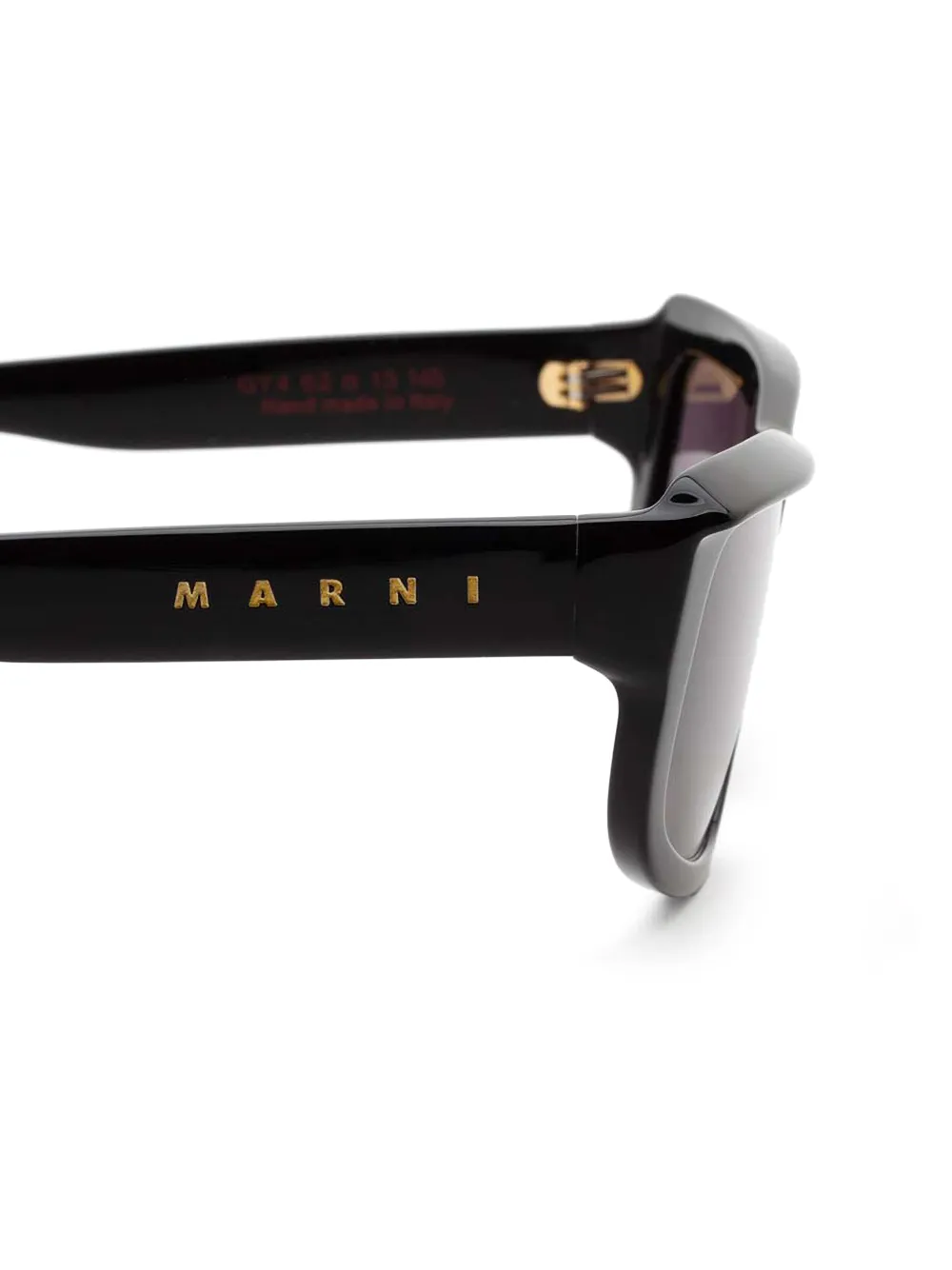  Marni Eyewear Rectangle-frame Sunglasses - Black 