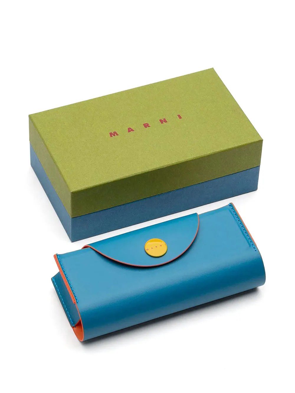 Marni Eyewear Zonnebril met rechthoekig montuur Zwart
