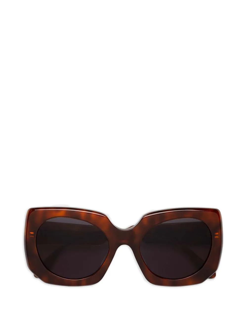Marni Eyewear havana geometric sunglasses - Marrone