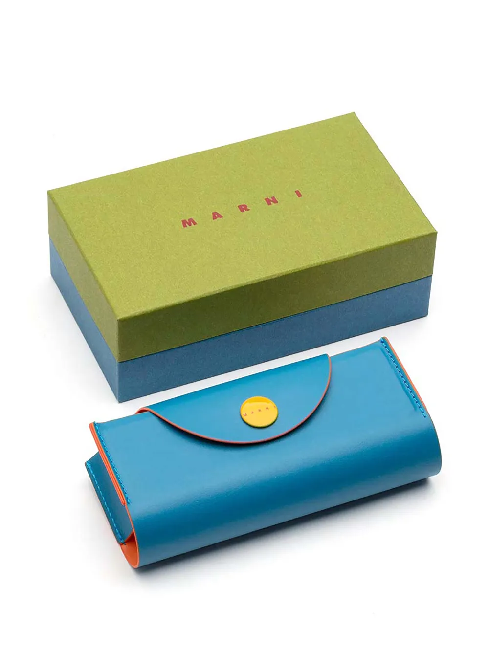 Marni Eyewear Havana zonnebril met geometrisch montuur Bruin