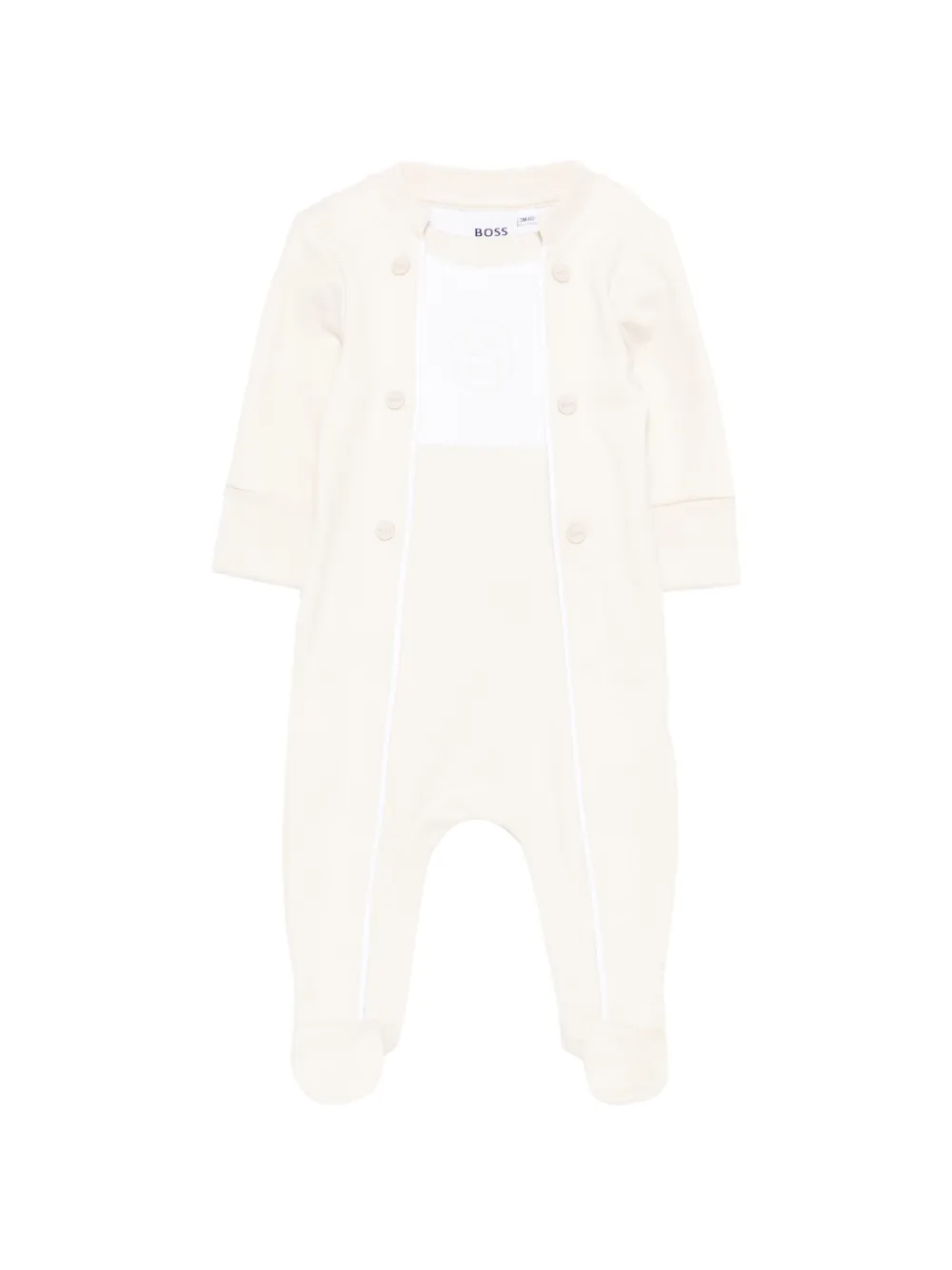 BOSS Kidswear buttoned pajamas - Toni neutri