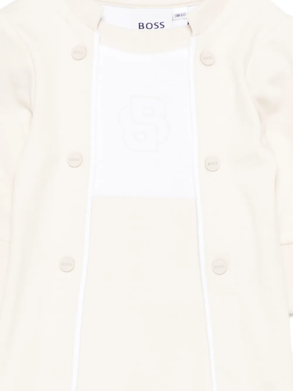 BOSS Kidswear Pyjama met knopen Beige