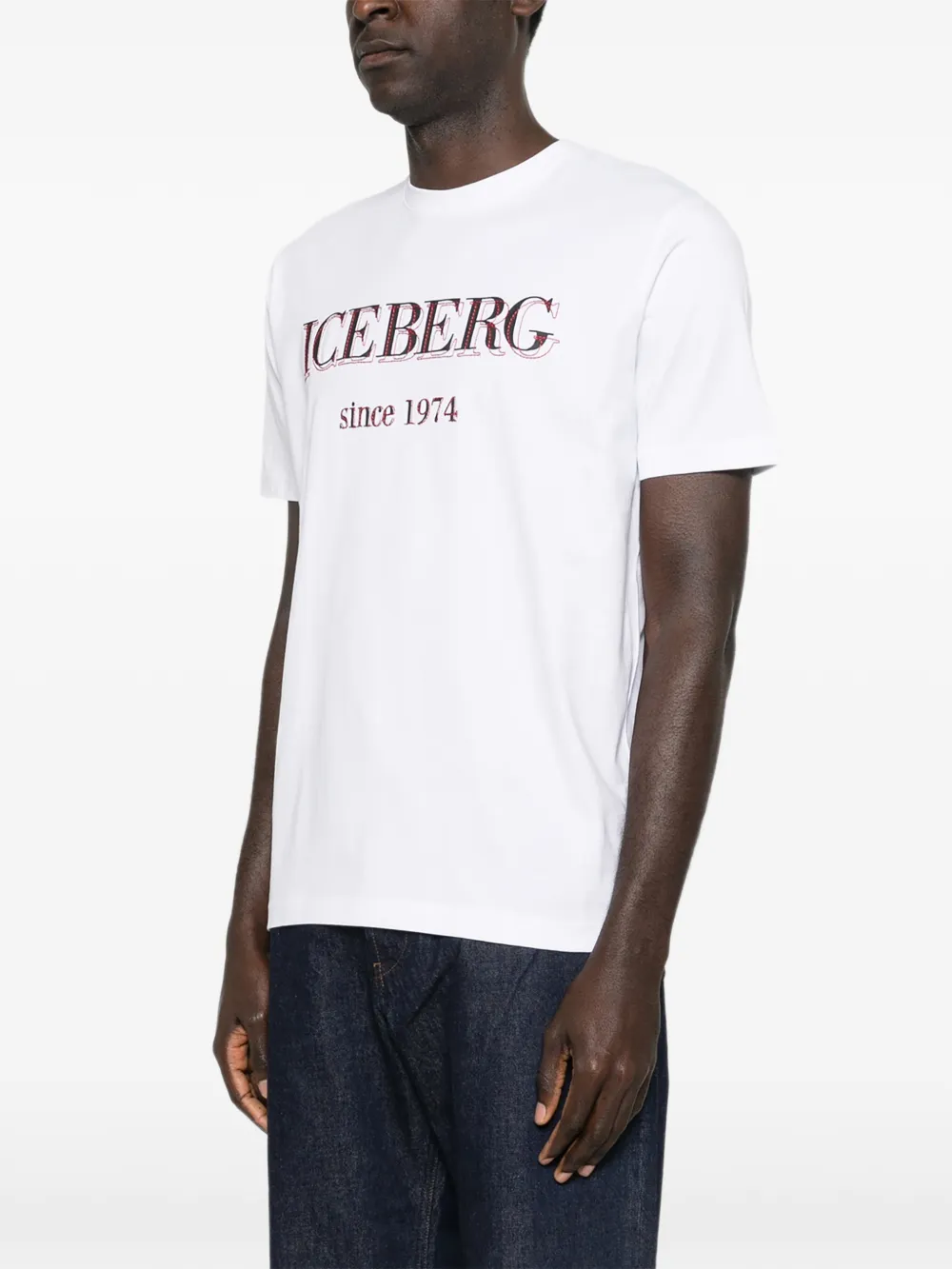 Iceberg T-shirt met logo Wit