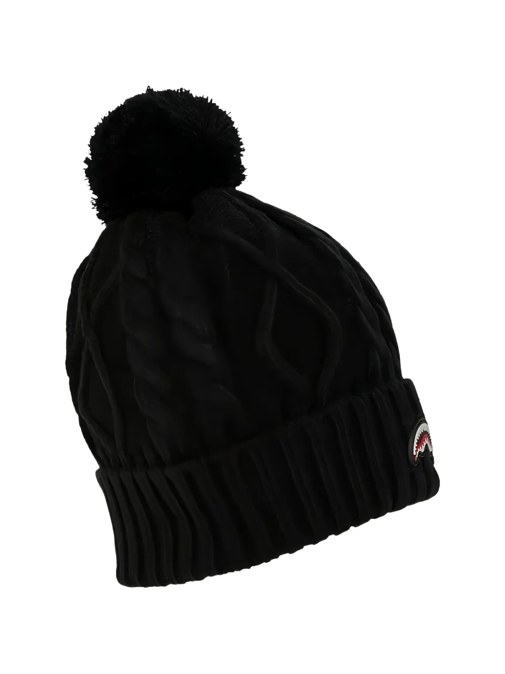 Sprayground pom-pom-detail beanie hat - Zwart