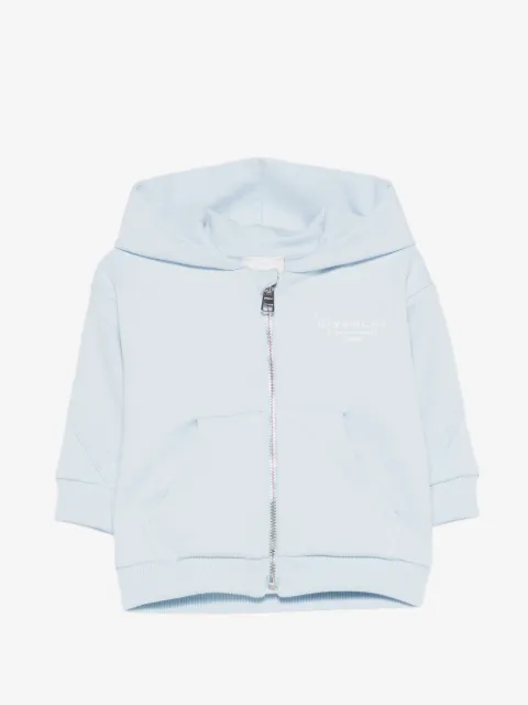 Givenchy Kids haut zippé à capuche